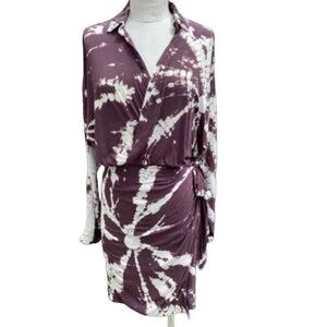 Young Fabulous and Broke Raine Tie Dye Wrap Dress